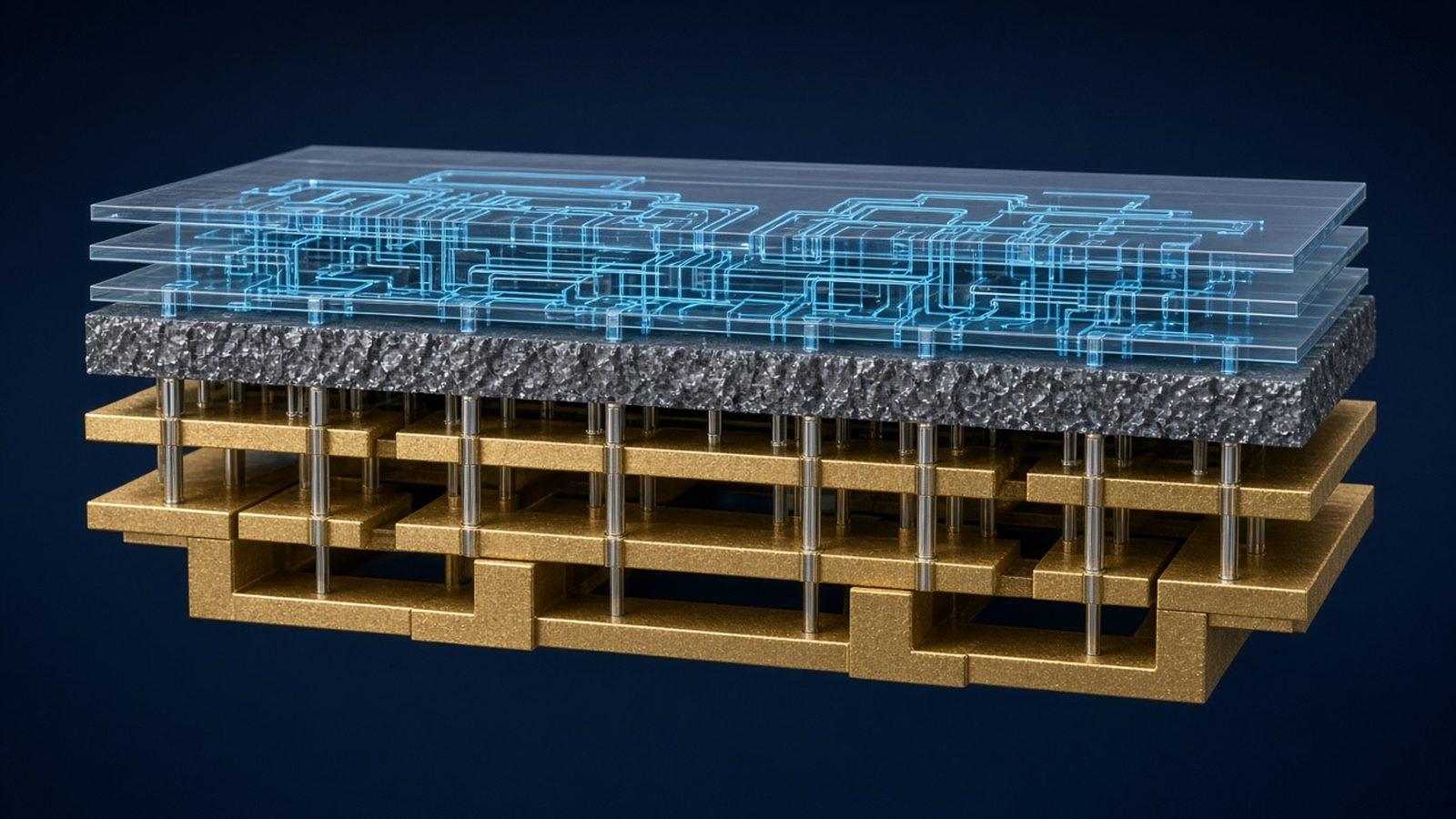 Illustrative backside power delivery visual. Original Silicon Showcase illustration.