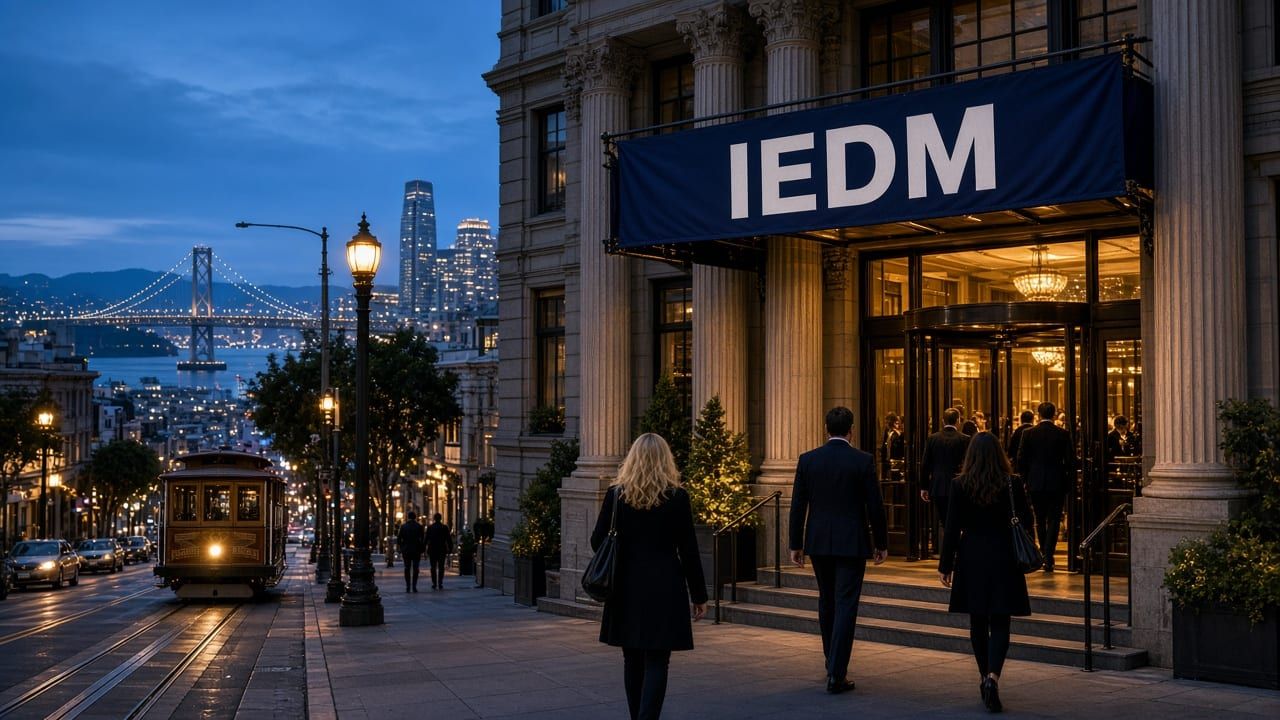 Silicon Showcase illustrative visual for IEEE IEDM 2026